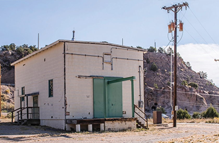 An exterior photo of the Slotin building.